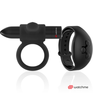 Black&silver - Cameron Control Remoto Cockring Watchme