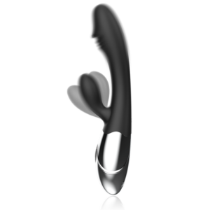 Black&silver - Kaleb Vibrador Rabbit Silicon Milti Funcion