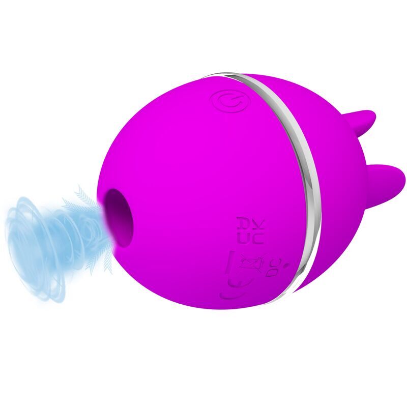 Pretty Love - Vibrador De Silicona Redondo Gemini Ball Morado 1 Pretty Love - Vibrador De Silicona Redondo Gemini Ball Morado