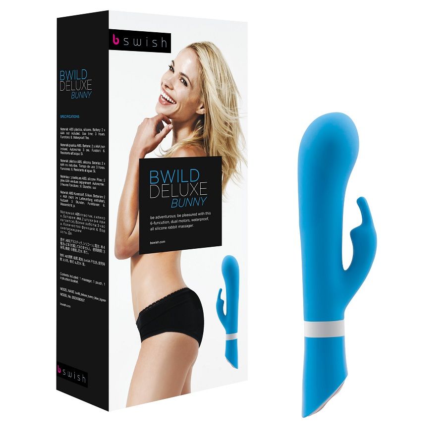 B Swish - Bwild Deluxe Bunny Rabbit Vibrator Jade 1 B Swish - Bwild Deluxe Bunny Rabbit Vibrator Jade