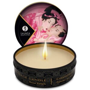 Shunga - Mini Caress by Candelight Vela Masaje Rosas 30 Ml