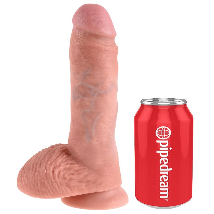 King Cock - 8 Pene Realístico Natural 20.3 Cm 3 King Cock - 8 Pene Realístico Natural 20.3 Cm - Imagen 3
