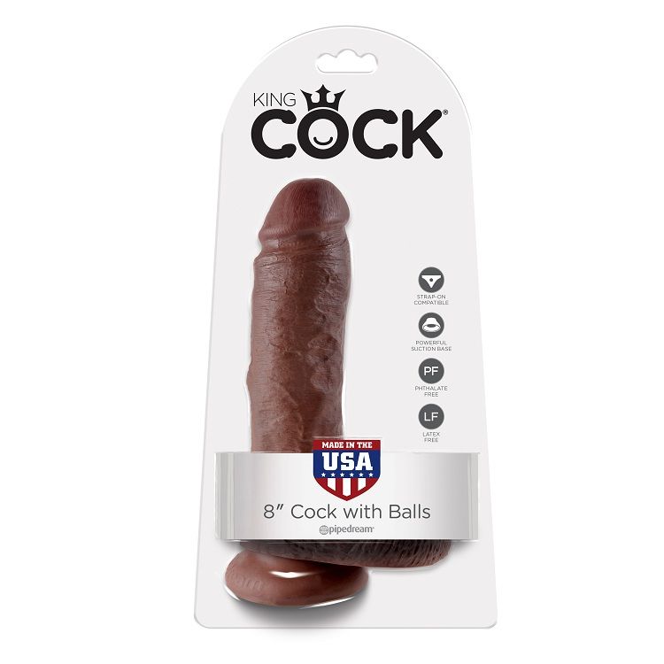 King Cock - 8&Quot; Pene Realístico Marrón 20.3 Cm 1 King Cock - 8&Quot; Pene Realístico Marrón 20.3 Cm