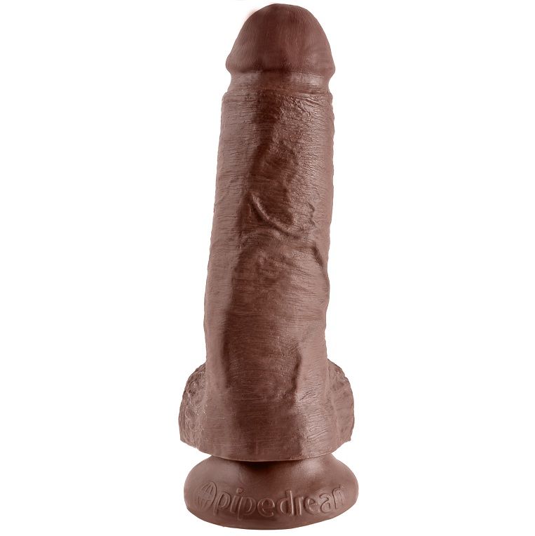 King Cock - 8&Quot; Pene Realístico Marrón 20.3 Cm 2 King Cock - 8&Quot; Pene Realístico Marrón 20.3 Cm - Imagen 2