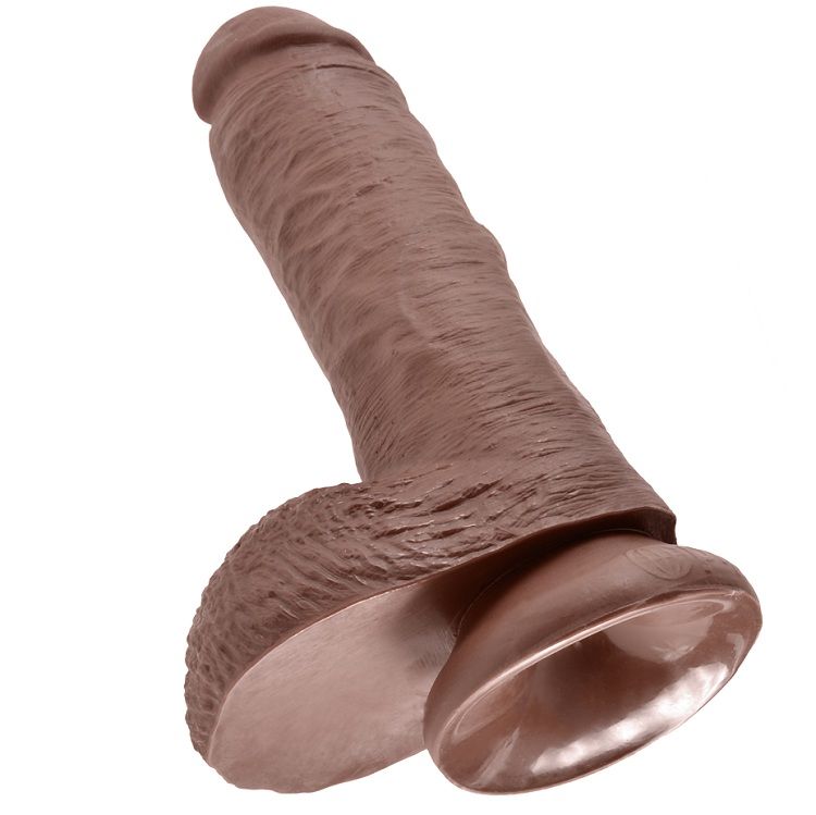 King Cock - 8&Quot; Pene Realístico Marrón 20.3 Cm 5 King Cock - 8&Quot; Pene Realístico Marrón 20.3 Cm - Imagen 5
