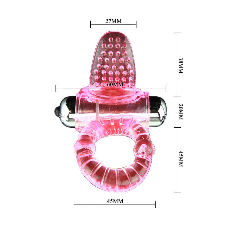 Baile - Sweet Abs 10 Ritmos Ring Anillo Pene Vibrador Rosa 4 Baile - Sweet Abs 10 Ritmos Ring Anillo Pene Vibrador Rosa - Imagen 4