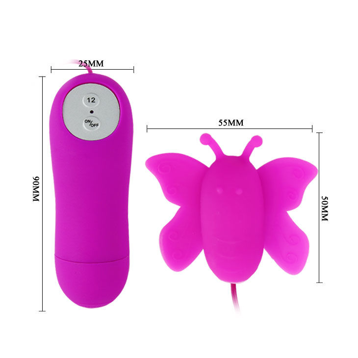 Baile - Estimulador De Clítoris Mariposa Love Eggs 12 Velocidades Lila Control Remoto 5 Baile - Estimulador De Clítoris Mariposa Love Eggs 12 Velocidades Lila Control Remoto - Imagen 5