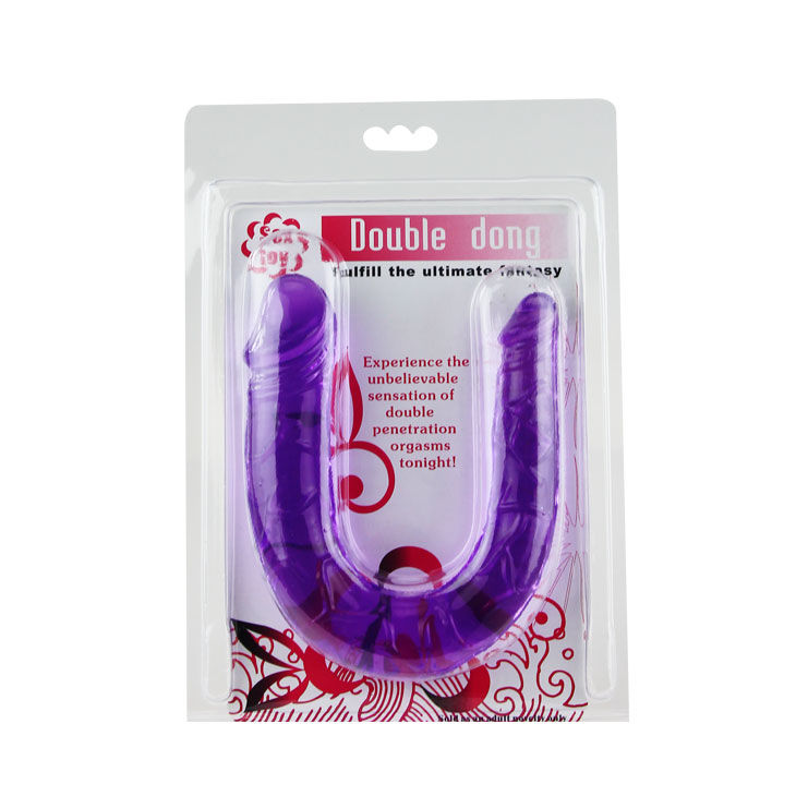 Baile - Double Dong Dildo Doble Lila 5 Baile - Double Dong Dildo Doble Lila - Imagen 5