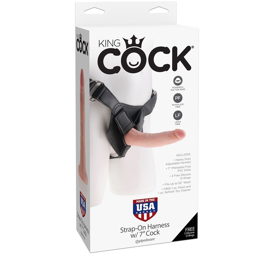 King Cock - Harness Con Pene Realístico 17.8 Cm 1 King Cock - Harness Con Pene Realístico 17.8 Cm