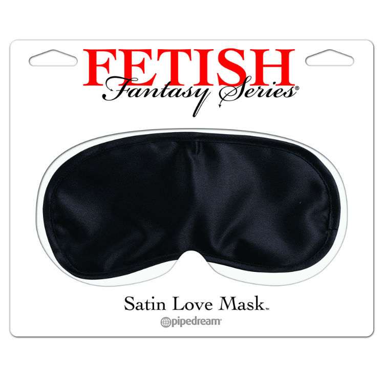 Fetish Fantasy Series - Mascara Satinada Negra 1 Fetish Fantasy Series - Mascara Satinada Negra