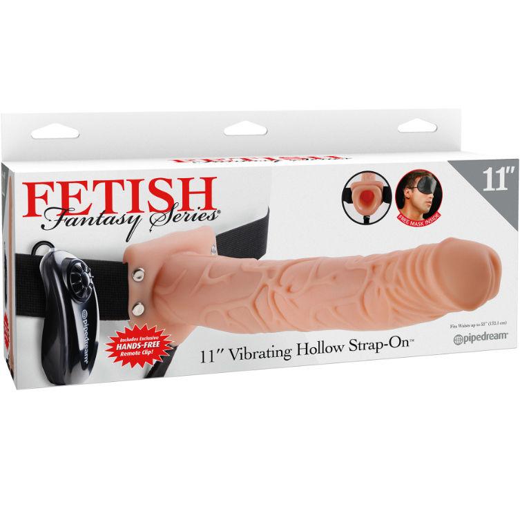 Fetish Fantasy Series - 11 Arnes Vibrador Con Testiculos Hueco Man 27.9 Cm Natural 3 Fetish Fantasy Series - 11 Arnes Vibrador Con Testiculos Hueco Man 27.9 Cm Natural - Imagen 3