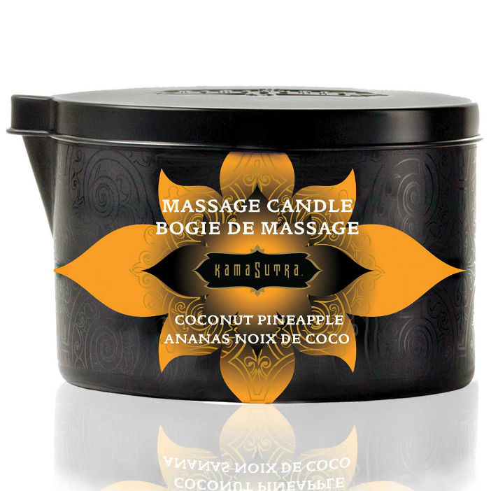 Kamasutra - Vela De Masaje Coconut Y Piña 170Gr 1 Kamasutra - Vela De Masaje Coconut Y Piña 170Gr