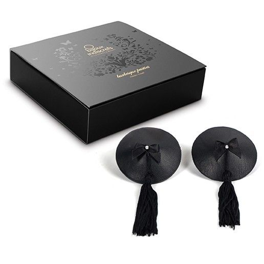 Bijoux - Burlesque Cubrepezones Negro 3 Bijoux - Burlesque Cubrepezones Negro - Imagen 3