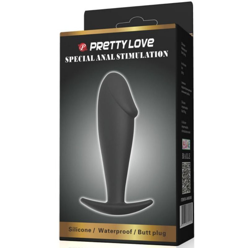 Pretty Love - Plug Anal Silicona Forma Pene Negro 6 Pretty Love - Plug Anal Silicona Forma Pene Negro - Imagen 6