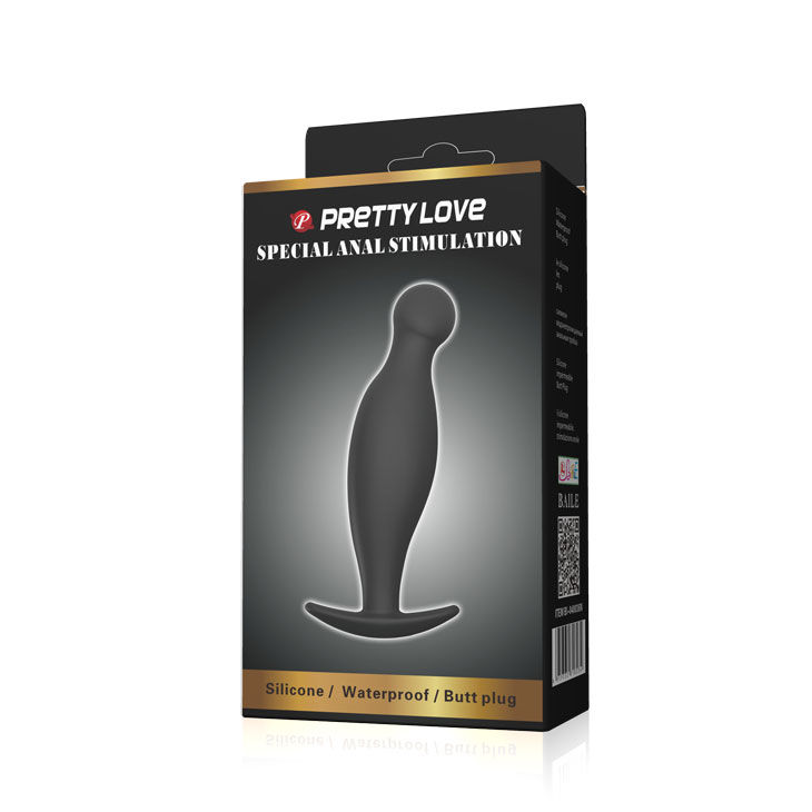 Pretty Love - Plug Anal Silicona 11.7 Cm Negro 5 Pretty Love - Plug Anal Silicona 11.7 Cm Negro - Imagen 5