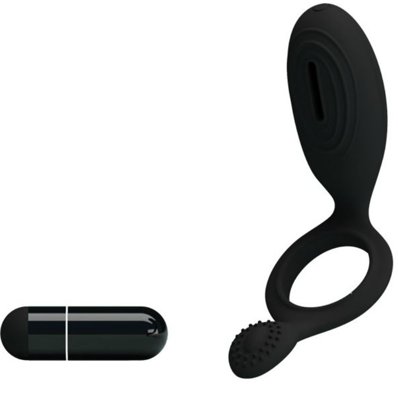 Pretty Love - Ethel Anillo Vibrador Con Estimulador 1 Pretty Love - Ethel Anillo Vibrador Con Estimulador