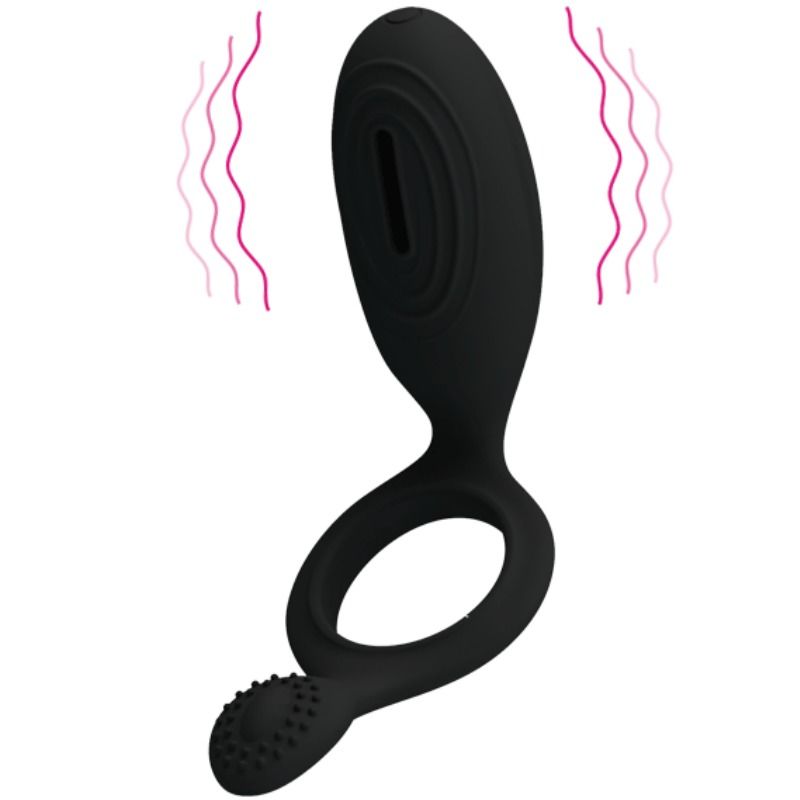 Pretty Love - Ethel Anillo Vibrador Con Estimulador 9 Pretty Love - Ethel Anillo Vibrador Con Estimulador - Imagen 9