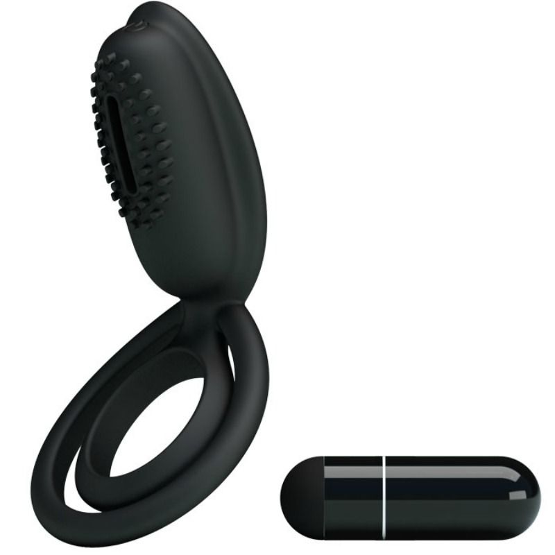 Pretty Love - Esther Anillo Vibrador Con Estimulador 1 Pretty Love - Esther Anillo Vibrador Con Estimulador