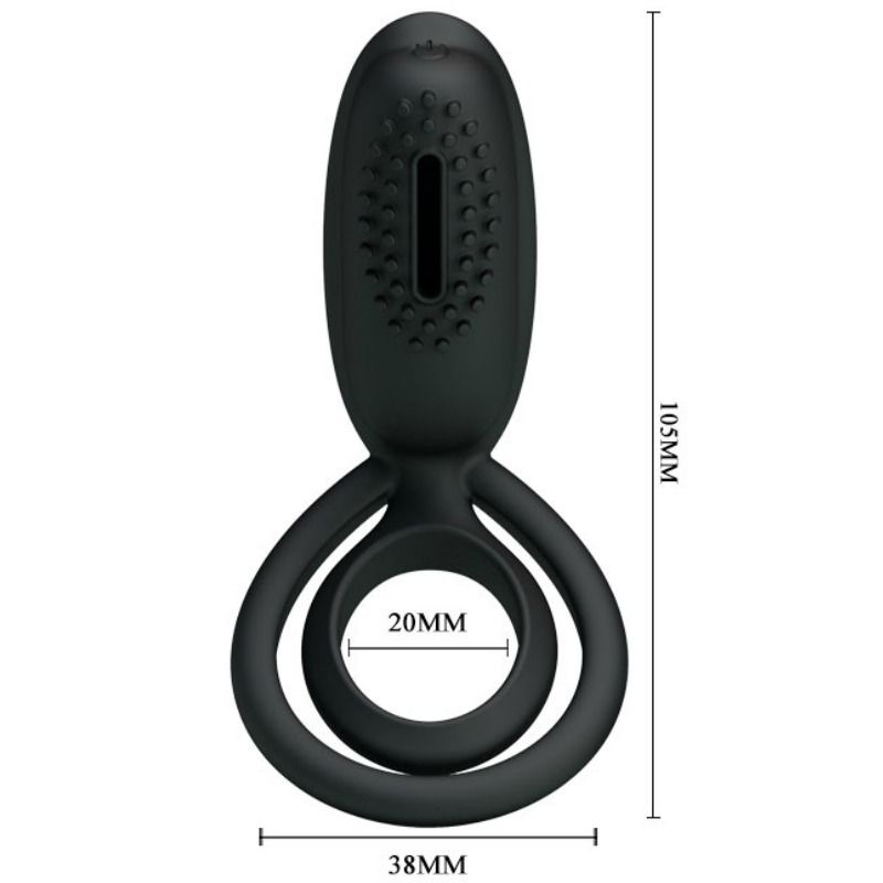 Pretty Love - Esther Anillo Vibrador Con Estimulador 5 Pretty Love - Esther Anillo Vibrador Con Estimulador - Imagen 5