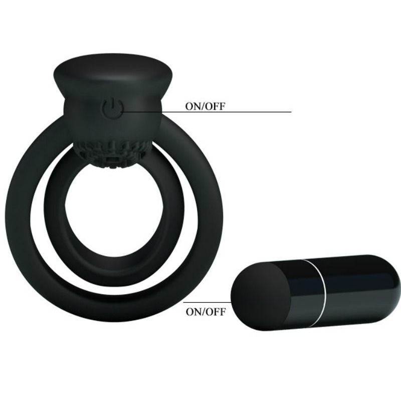 Pretty Love - Esther Anillo Vibrador Con Estimulador 6 Pretty Love - Esther Anillo Vibrador Con Estimulador - Imagen 6