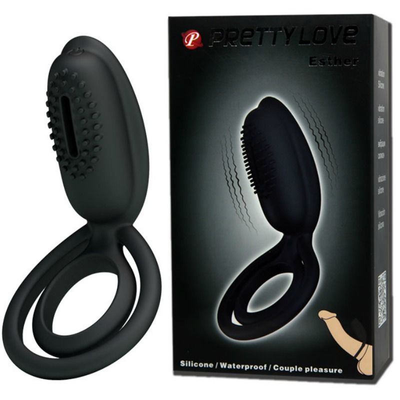 Pretty Love - Esther Anillo Vibrador Con Estimulador 10 Pretty Love - Esther Anillo Vibrador Con Estimulador - Imagen 10