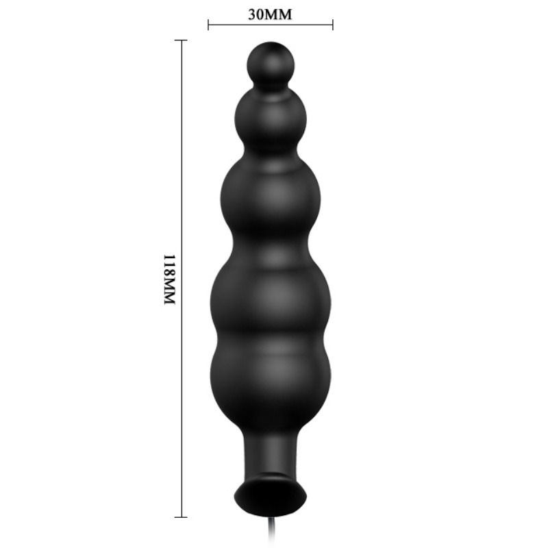 Pretty Love - Plug Anal Silicona Estimulación Extra Y 12 Modos Vibración Negro Control Remoto 5 Pretty Love - Plug Anal Silicona Estimulación Extra Y 12 Modos Vibración Negro Control Remoto - Imagen 5