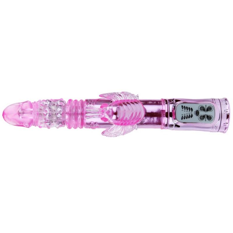 Baile - Vibrador Recargable Con Rotacion Y Estimulador Throbbing Butterf 4 Baile - Vibrador Recargable Con Rotacion Y Estimulador Throbbing Butterf - Imagen 4