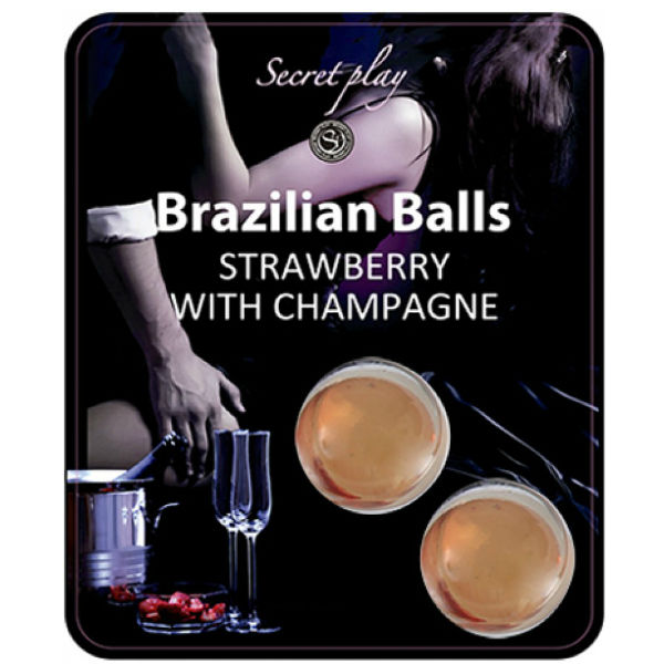 Secretplay - Set 2 Brazilian Balls Fresas Con Cava 1 Secretplay - Set 2 Brazilian Balls Fresas Con Cava