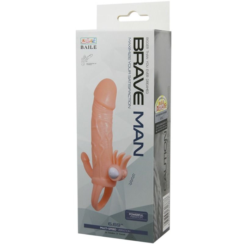 Baile - Brave Man Funda Pene Anal Y Clítoris Vibrador 16.5 Cm Natural 10 Baile - Brave Man Funda Pene Anal Y Clítoris Vibrador 16.5 Cm Natural - Imagen 10