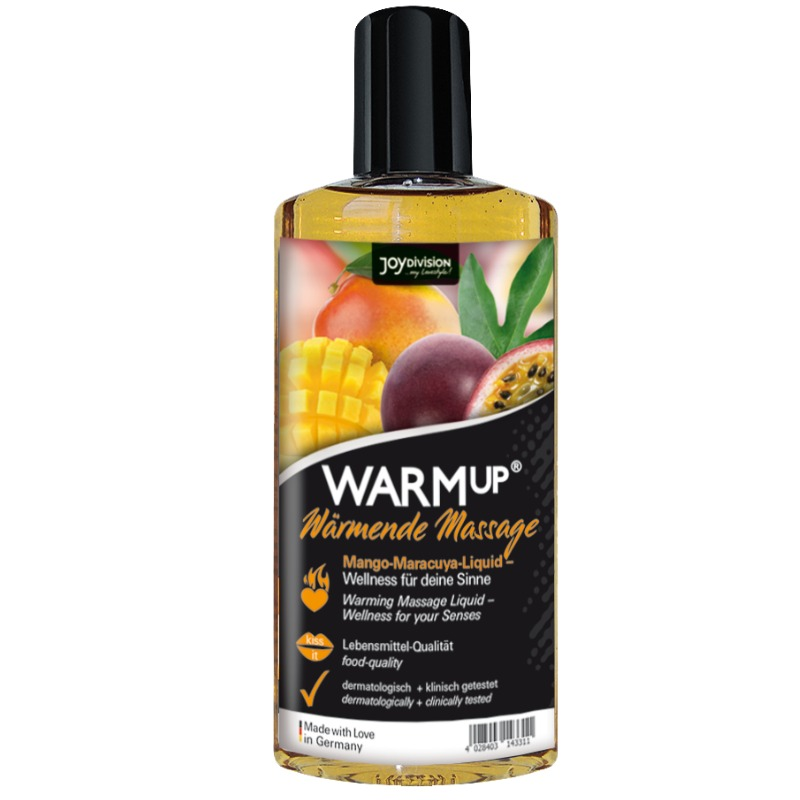 Joydivision Aquaglide - Warmup Aceite De Masaje Mango+Maracuya 150 Ml 1 Joydivision Aquaglide - Warmup Aceite De Masaje Mango+Maracuya 150 Ml