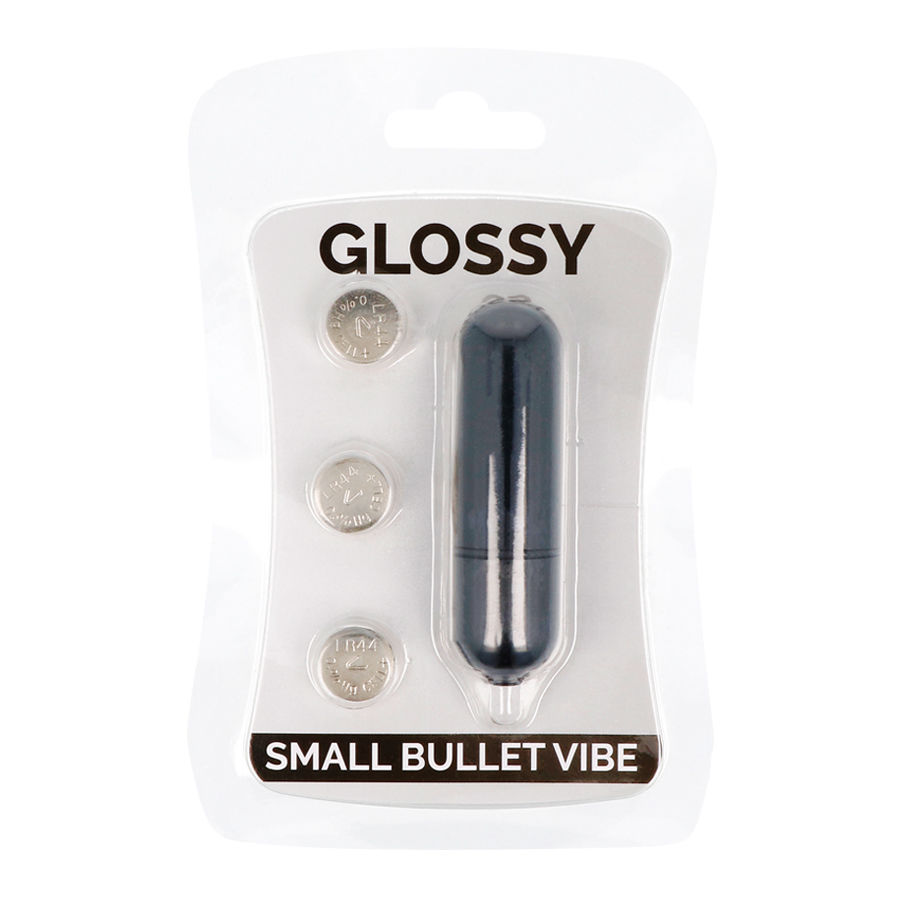 Glossy - Small Bala Vibradora Negro 3 Glossy - Small Bala Vibradora Negro - Imagen 3