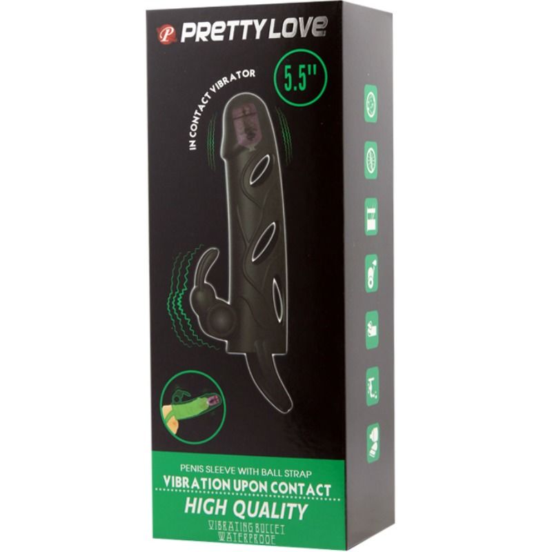 Pretty Love - Funda Silicona Con Vibración 14 Cm 2.0 8 Pretty Love - Funda Silicona Con Vibración 14 Cm 2.0 - Imagen 8
