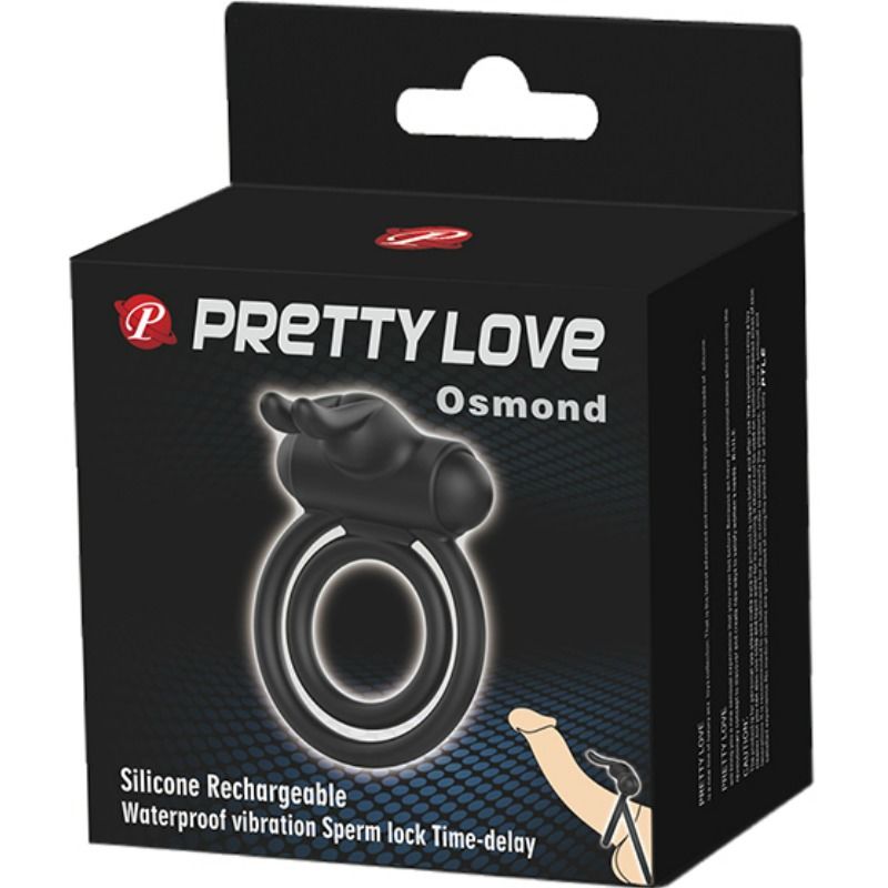 Pretty Love - Osmond Anillo Vibrador De Silicona 7 Pretty Love - Osmond Anillo Vibrador De Silicona - Imagen 7