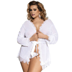 Subblime - Babydoll Blanco con Franjatalla Grande