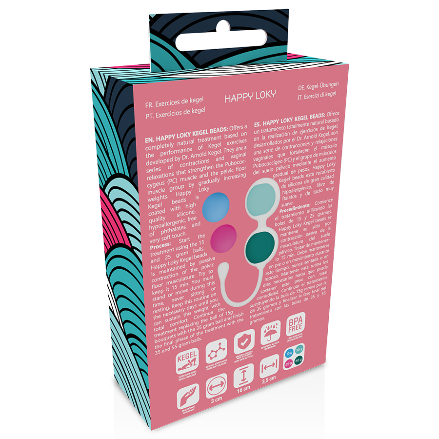 Happy Loky - Kegel Beads Entrenamiento Suelo Pelvico 4 Happy Loky - Kegel Beads Entrenamiento Suelo Pelvico - Imagen 4