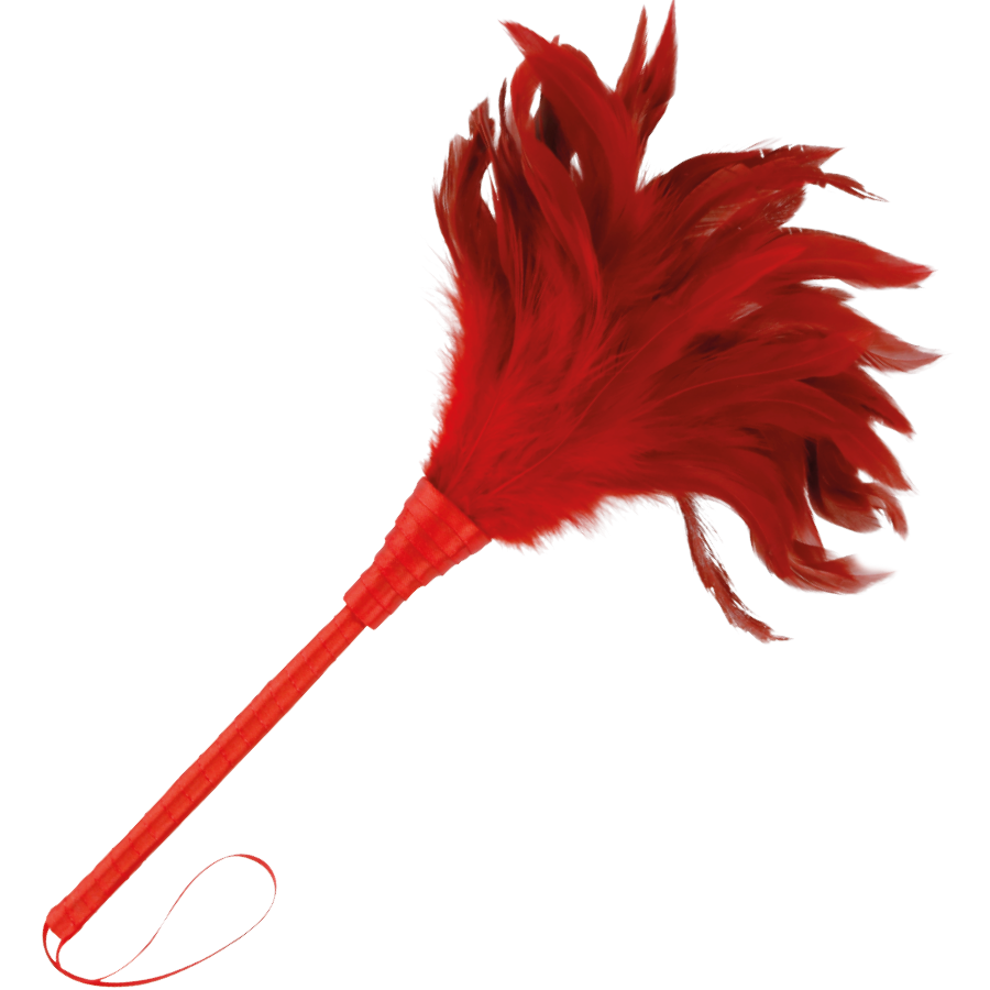 Darkness - Pluma Estimuladora Rojo 24Cm 1 Darkness - Pluma Estimuladora Rojo 24Cm