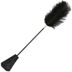 Darkness - Fusta con Pluma Love Negro 56 Cm