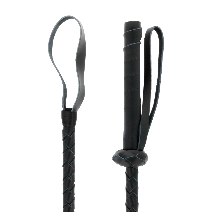 Darkness - Fusta Leather Fetish Bdsm 60Cm 2 Darkness - Fusta Leather Fetish Bdsm 60Cm - Imagen 2