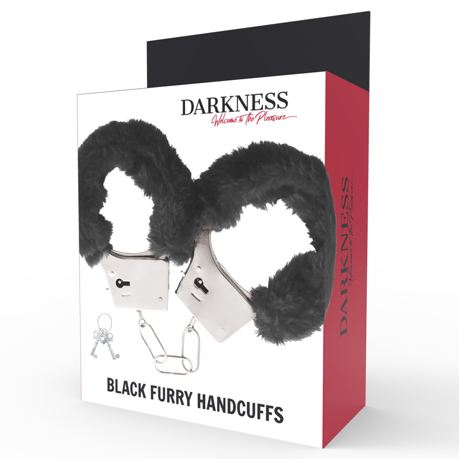 Darkness - Esposas Metal Forradas Negro 3 Darkness - Esposas Metal Forradas Negro - Imagen 3
