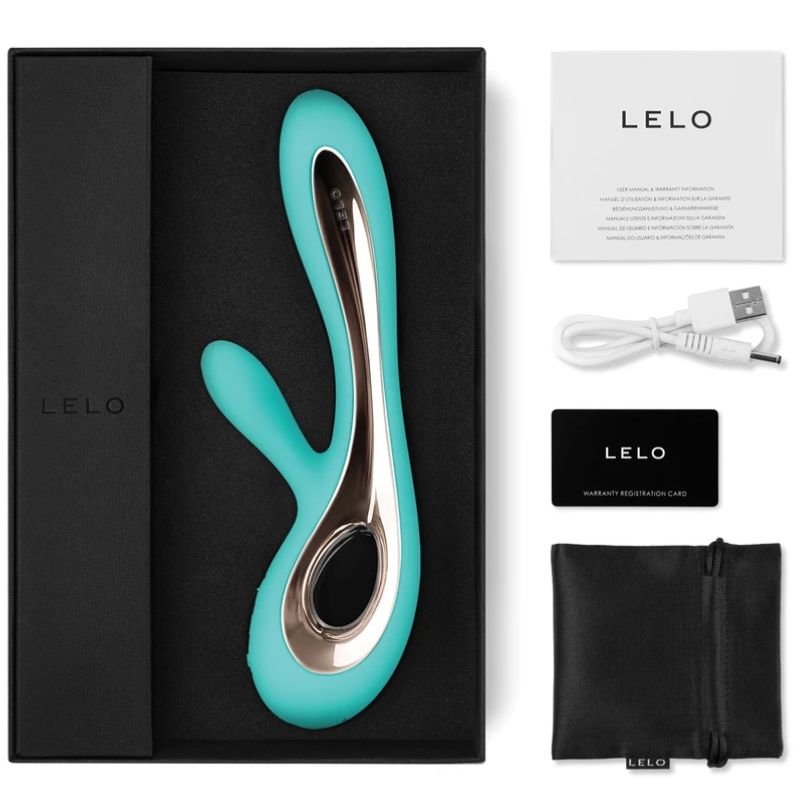 Lelo - Soraya 2 Vibrador Rabbit Verde Agua 2 Lelo - Soraya 2 Vibrador Rabbit Verde Agua - Imagen 2