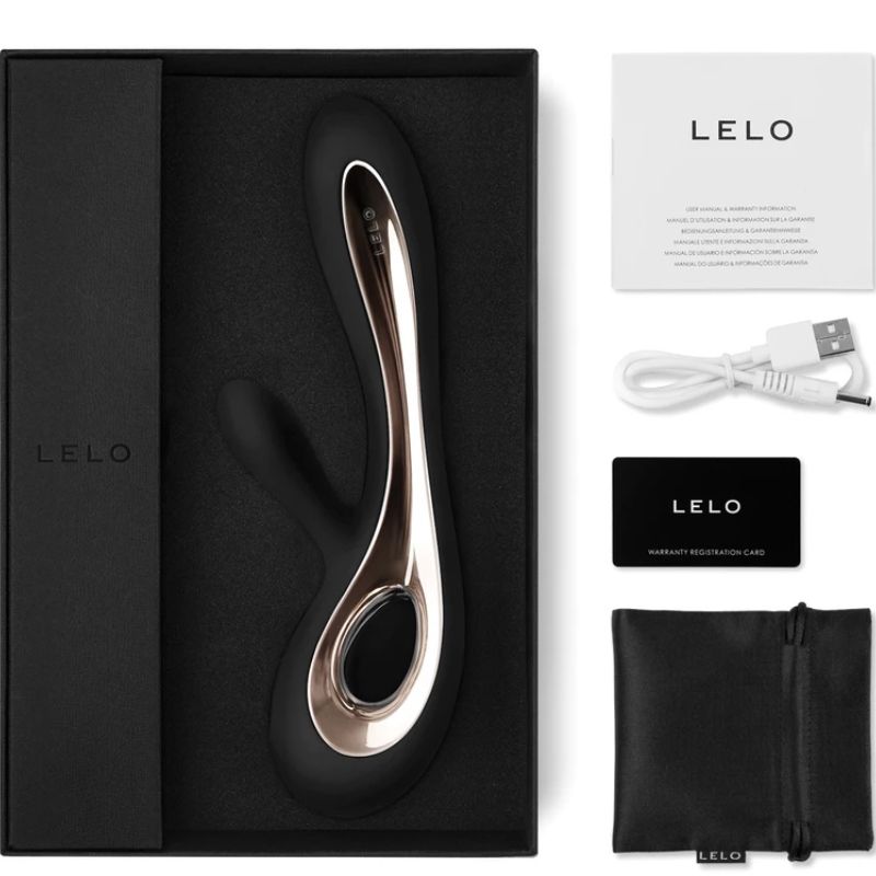 Lelo - Soraya 2 Negro Vibrador Rabbit 2 Lelo - Soraya 2 Negro Vibrador Rabbit - Imagen 2