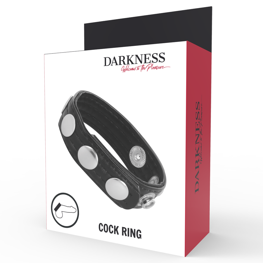 Darkness - Leather Anillo Erección 4 Darkness - Leather Anillo Erección - Imagen 4