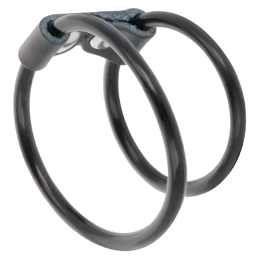 Darkness - Anilla Flexible Doble Para El Pene 2 Darkness - Anilla Flexible Doble Para El Pene - Imagen 2