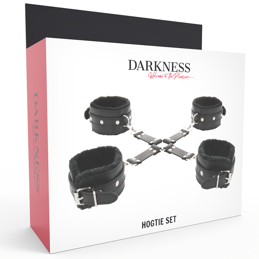 Darkness - Esposas De Cuero Para Pies Y Manos Negro 9 Darkness - Esposas De Cuero Para Pies Y Manos Negro - Imagen 9