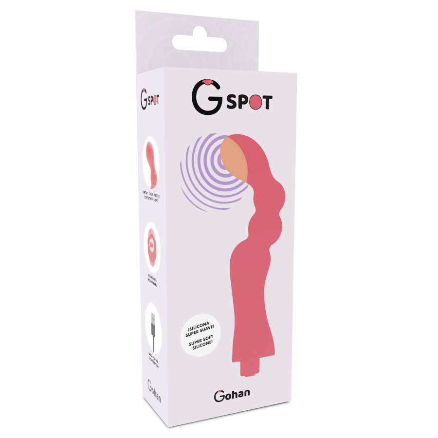 G-Spot - Gohan Vibrador Punto G Light Red 5 G-Spot - Gohan Vibrador Punto G Light Red - Imagen 5