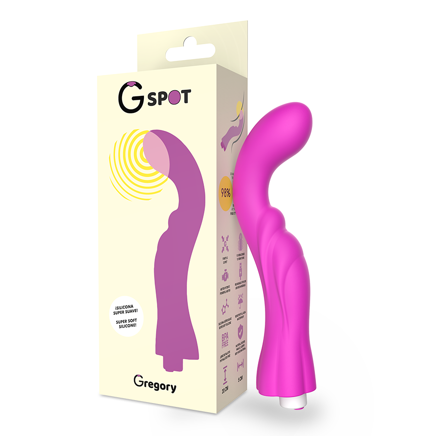 G-Spot - Gregory Vibrador Violeta 1 G-Spot - Gregory Vibrador Violeta