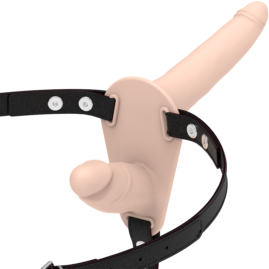 Fetish Submissive Harness - Doble Penetración Flesh 1 Fetish Submissive Harness - Doble Penetración Flesh