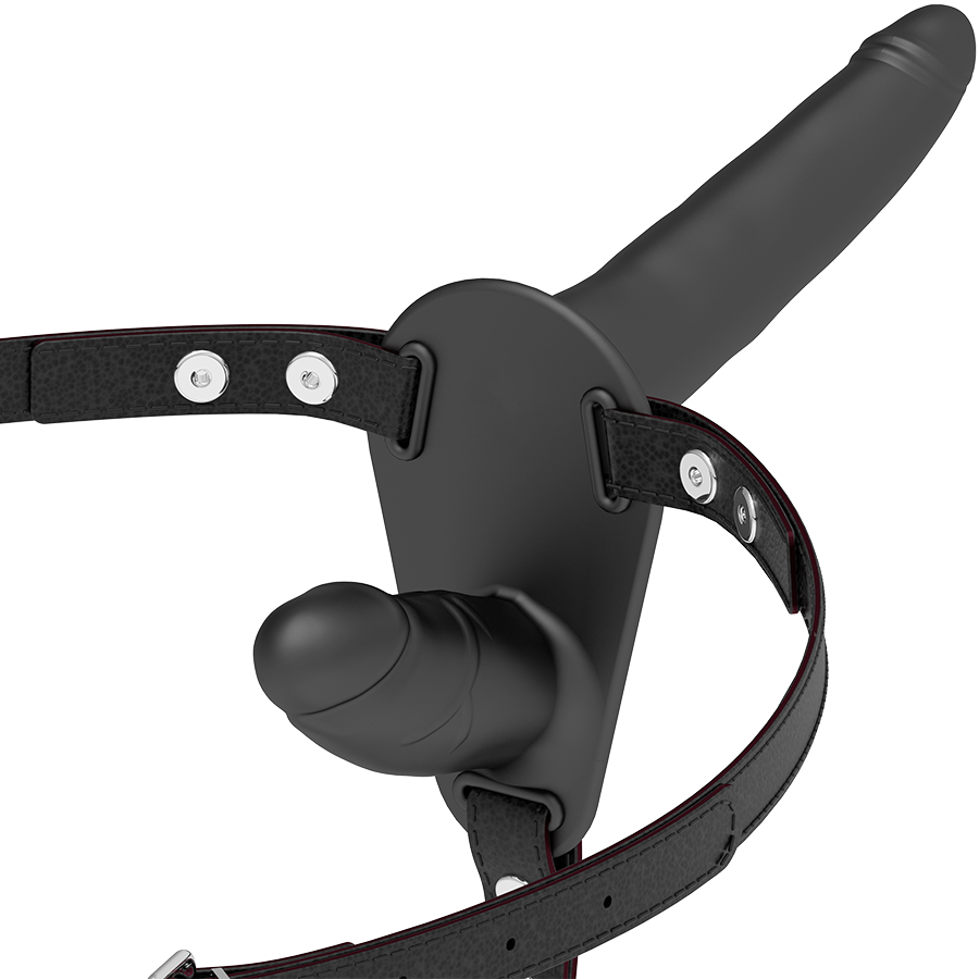 Fetish Submissive Harness - Doble Penetración Negro 1 Fetish Submissive Harness - Doble Penetración Negro
