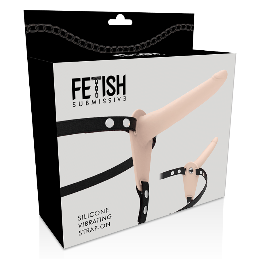 Fetish Submissive Harness - Vibrador Silicona Flesh 15 Cm 4 Fetish Submissive Harness - Vibrador Silicona Flesh 15 Cm - Imagen 4