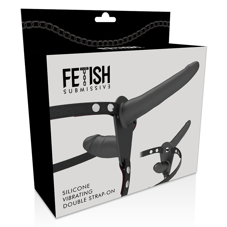 Fetish Submissive Harness - Doble Penetración Vibrador Negro 6 Fetish Submissive Harness - Doble Penetración Vibrador Negro - Imagen 6